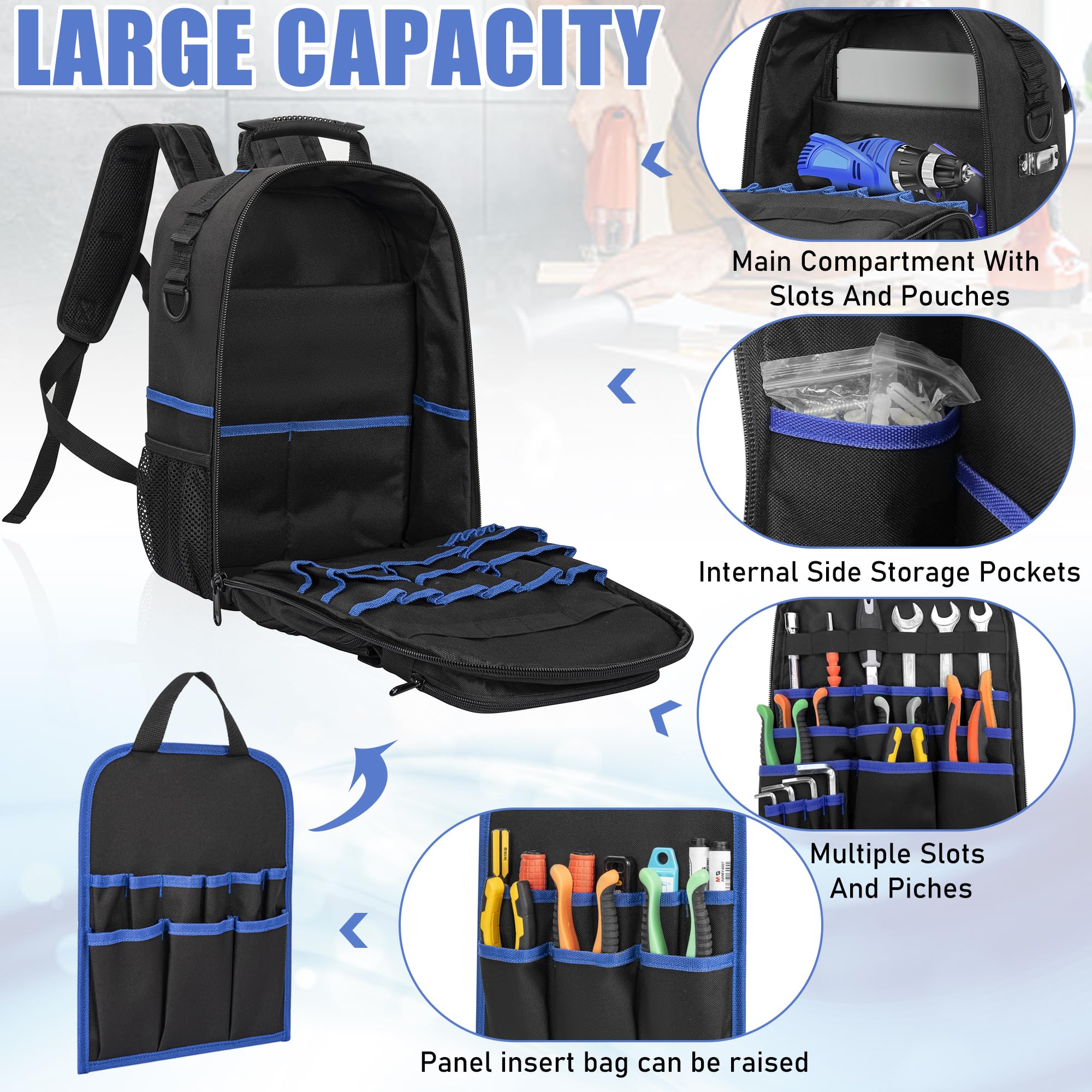Ağır Hizmet Tipi Fermuarlı Ale - Backpack Insert Organizer incelemesi ve fiyatı