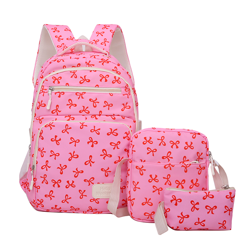 3 Parçalı Sevimli Fiyonk Baskı - Sling Backpack Shoulder incelemesi ve fiyatı